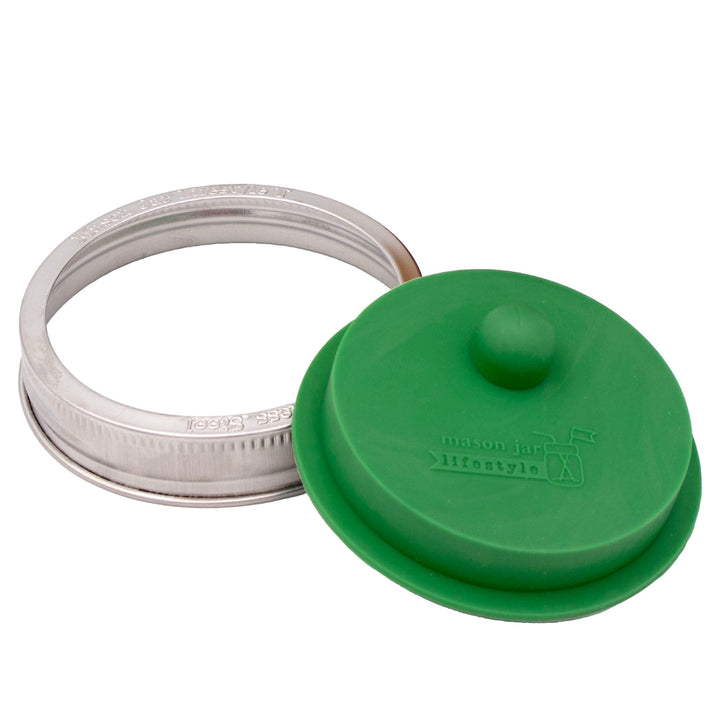 Mason Jar Lifestyle Fermentation Airlock Valve Lid - Thumbnail 3