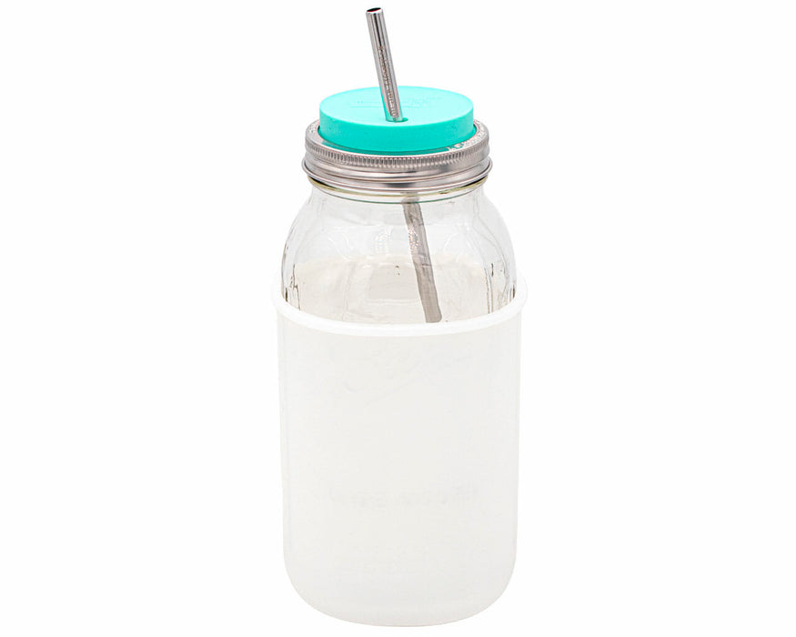 Silicone Sleeve for Half Gallon 64oz Mason Jars