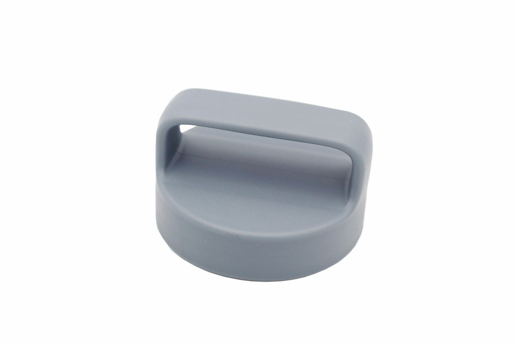 Gray Plastic Handle/Canister Lids for Regular Mouth Mason Jars 4 Pack