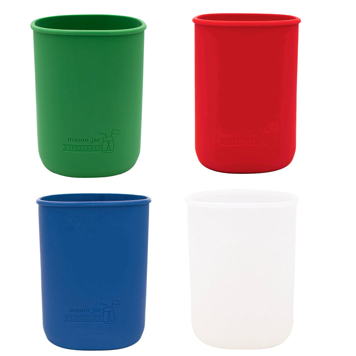 Silicone Sleeve for Half Gallon 64oz Mason Jars