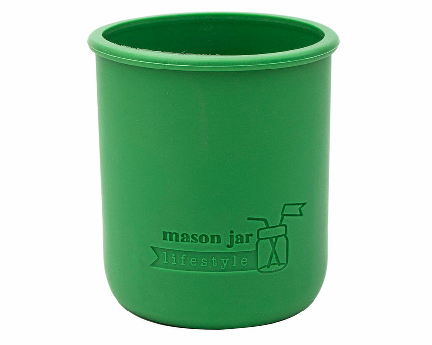 Silicone Sleeve for Wide Mouth Pint 16oz Mason Jars
