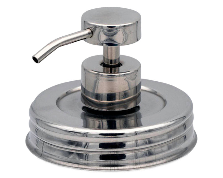 Mirror / Chrome Soap Pump Dispensers for Mason Jars