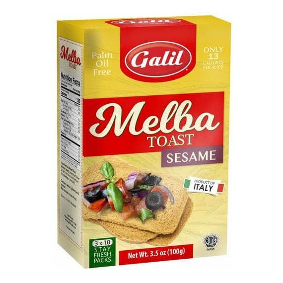 Melba Toast | Sesame | 3.5 oz | Galil