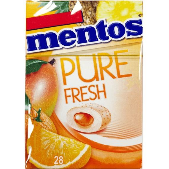 Mentos Gum | Pure Fresh Tropical | 28 g