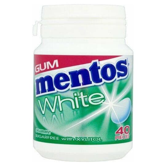 Mentos Gum | White Spearmint Jar | 60 g