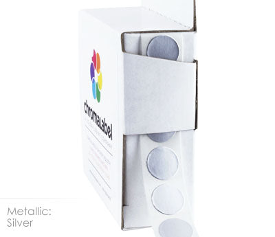 1/2" Permanent Round, Color-Code Dot Stickers: 1,000/Box