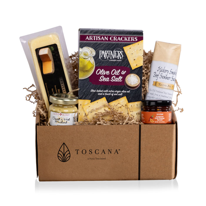 Touchdown! Cutting Board with Gourmet Gift Pack