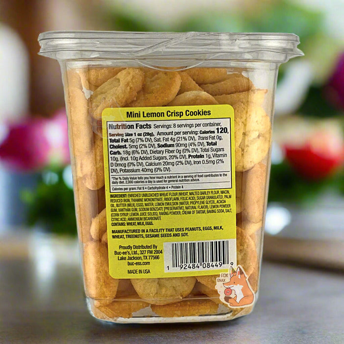 Buc-ee's Mini Lemon Crisp Cookies