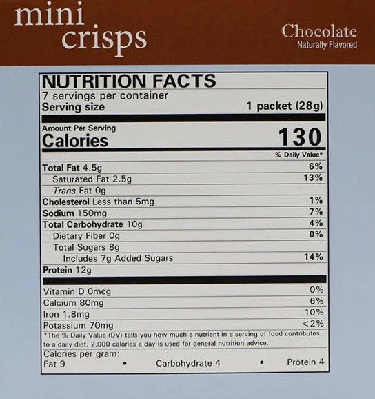 Chocolate Mini Crisps