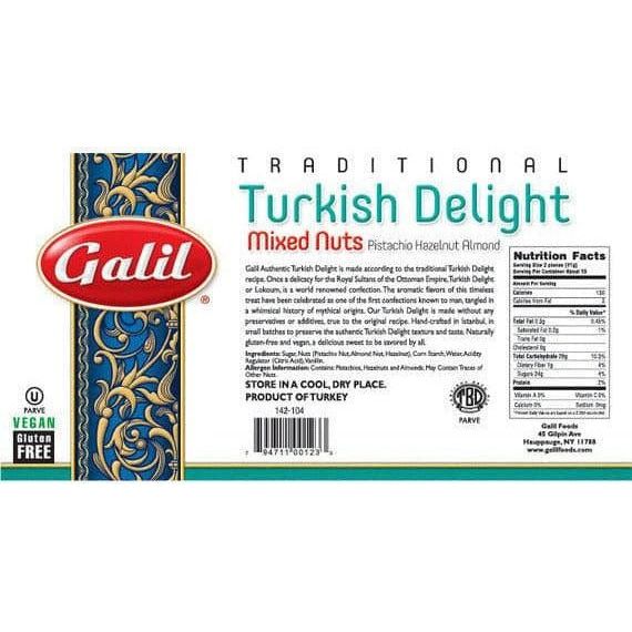 Mixed Nuts Turkish Delight | 16 oz | Galil