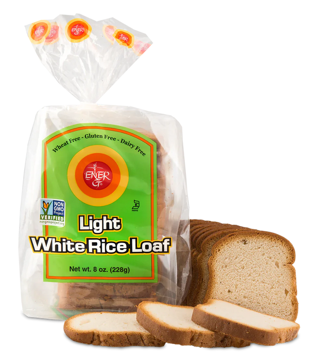Ener-G Foods Light White Rice Loaf (Pack of 6 - 8 oz.)