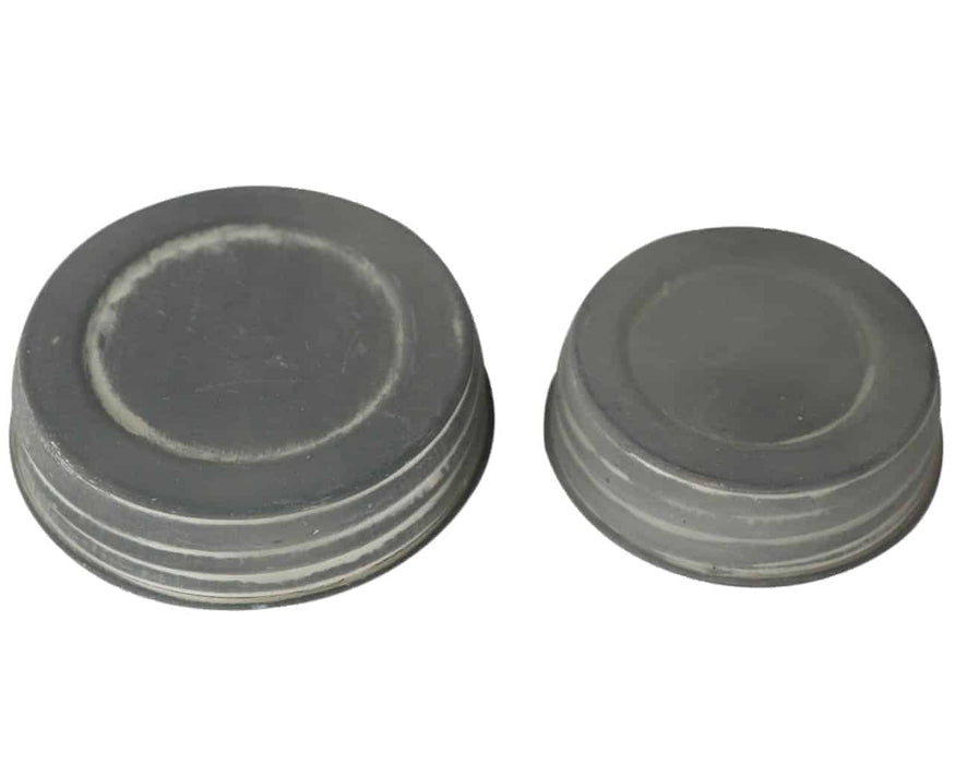 Barn Roof Zinc Vintage Reproduction Mason Jar Lids 4 Pack