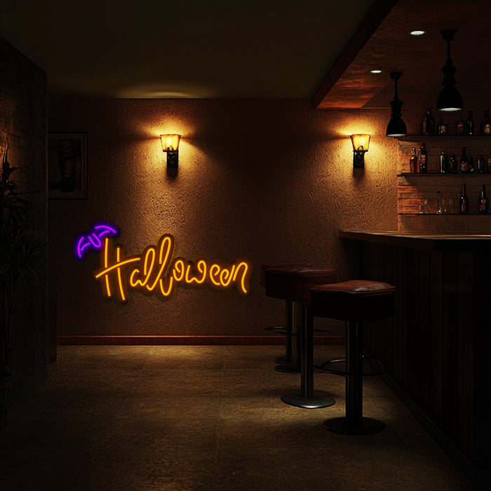 Halloween Metal Neon Wall Art- LN0210