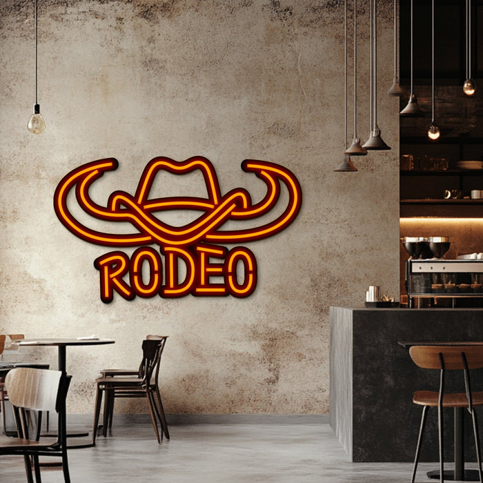 Western Metal Neon Wall Art- LN0176