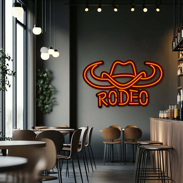 Western Metal Neon Wall Art- LN0176