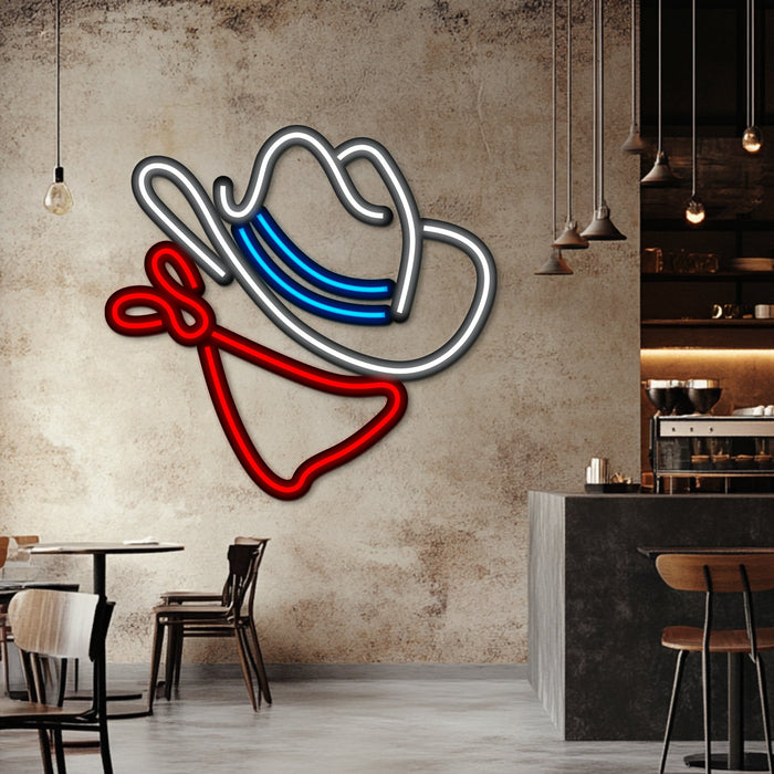 Western Metal Neon Wall Art- LN0177