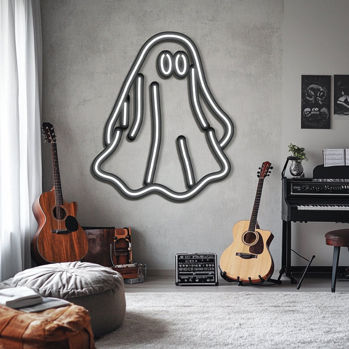 Ghost Metal Neon Wall Art- LN0191