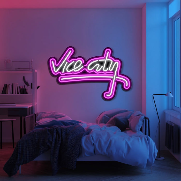 Vice City Metal Neon Wall Art- LN0121