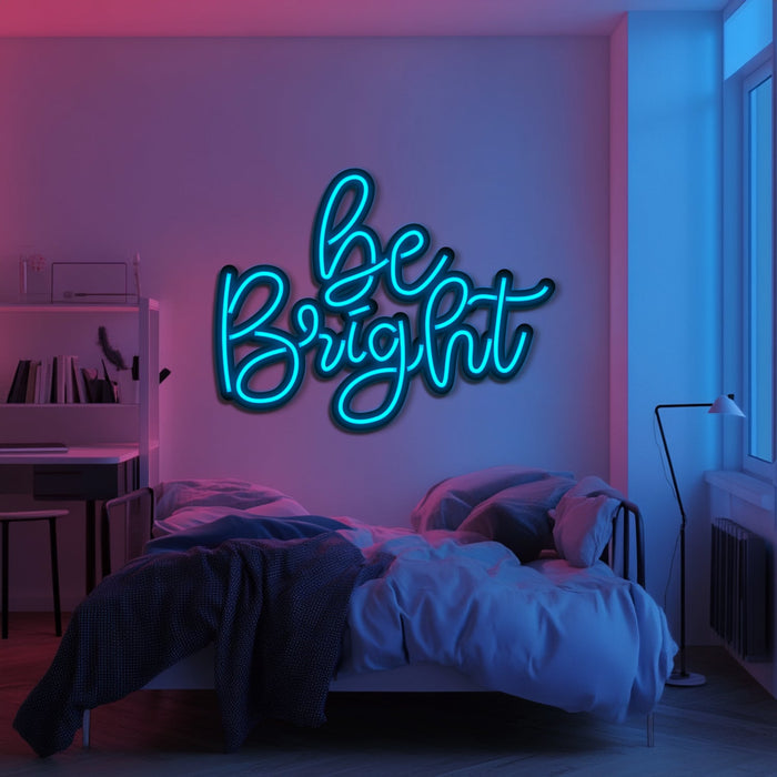 Be Bright Metal Neon Wall Art- LN0229