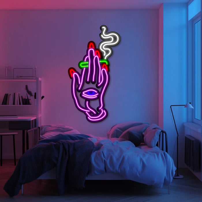 Third Eye Metal Neon Wall Art- LN0167