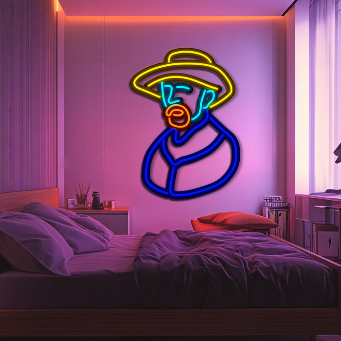 Van Gogh Metal Neon Wall Art- LN0103