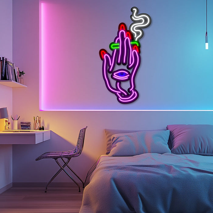 Third Eye Metal Neon Wall Art- LN0167