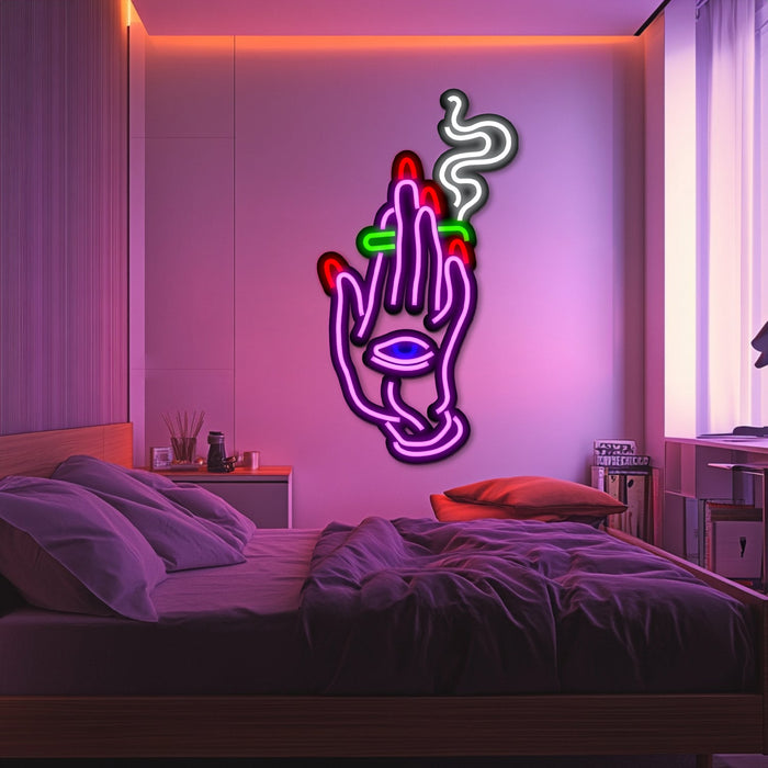 Third Eye Metal Neon Wall Art- LN0167