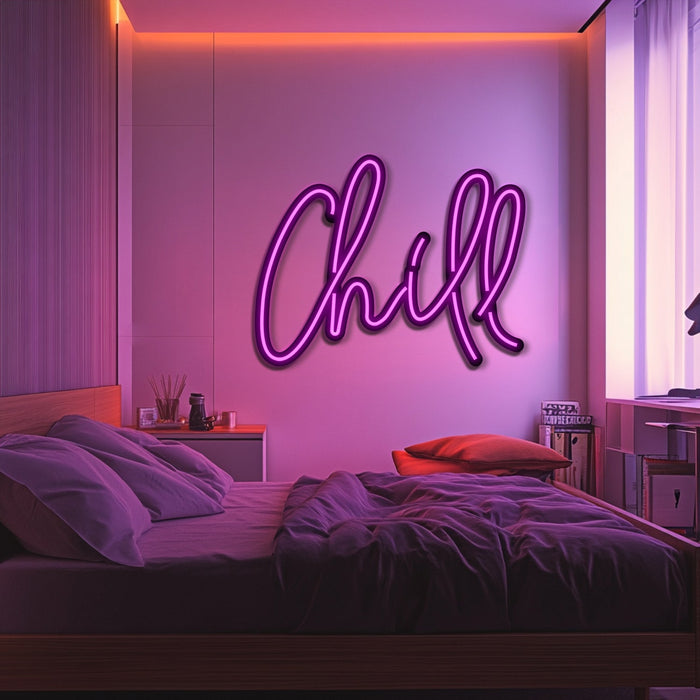 Chill Metal Neon Wall Art- LN0133