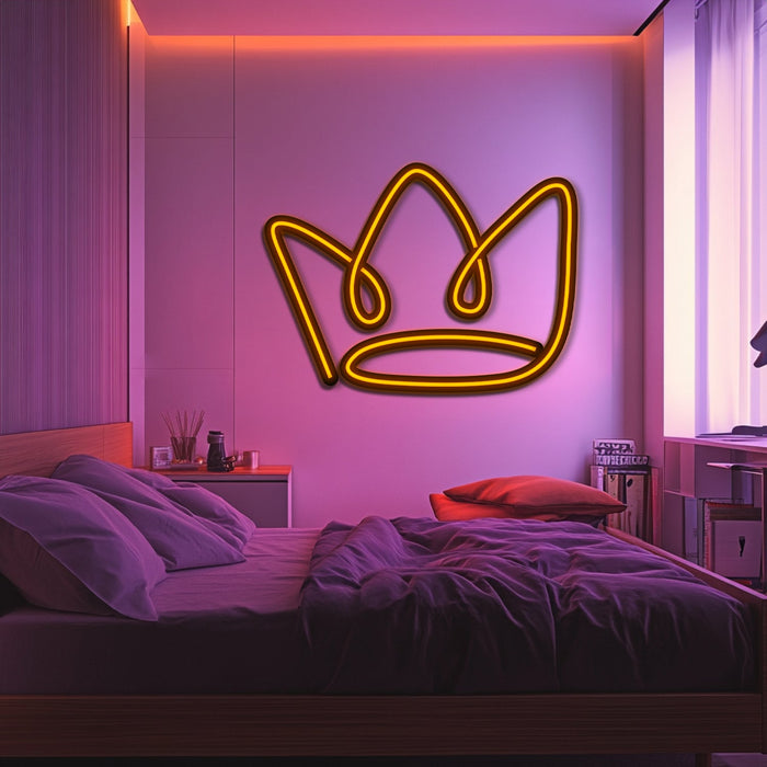 Crown Metal Neon Wall Art- LN0188
