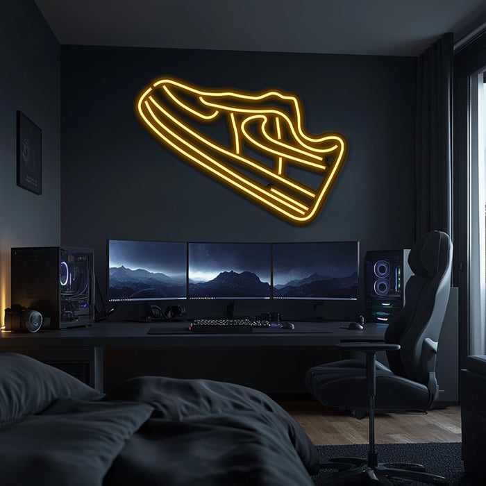 Sneaker Metal Neon Wall Art- LN0186