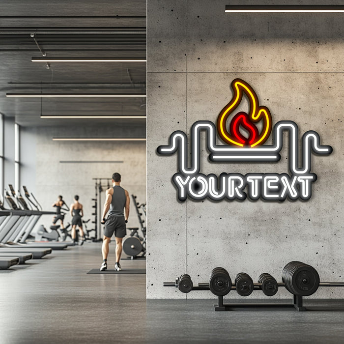 Custom GYM Metal Neon Wall Art- LN0221