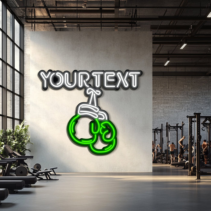 Custom GYM Metal Neon Wall Art- LN0223