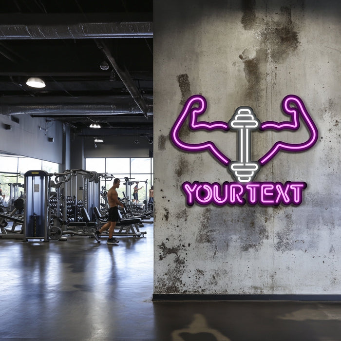 Custom GYM Metal Neon Wall Art- LN0222