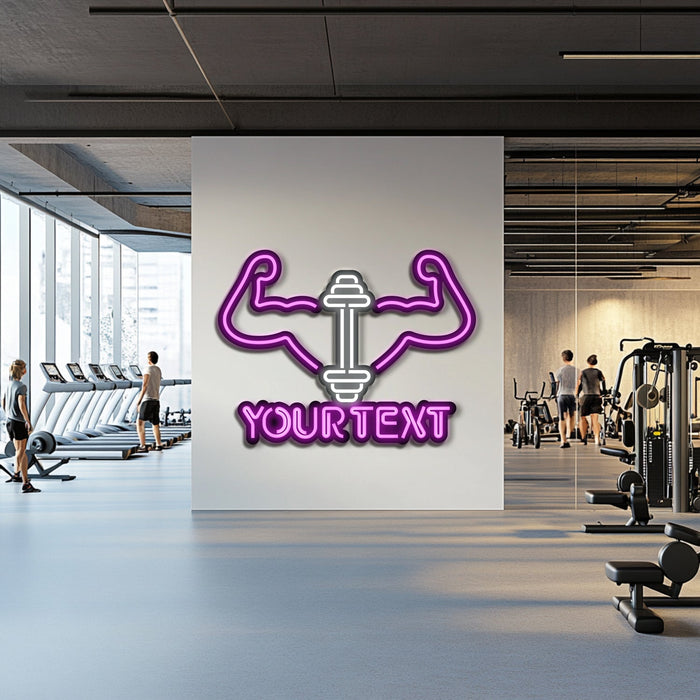 Custom GYM Metal Neon Wall Art- LN0222