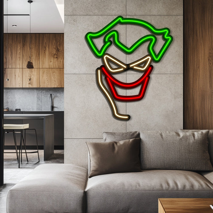 Joker Metal Neon Wall Art- LN0111