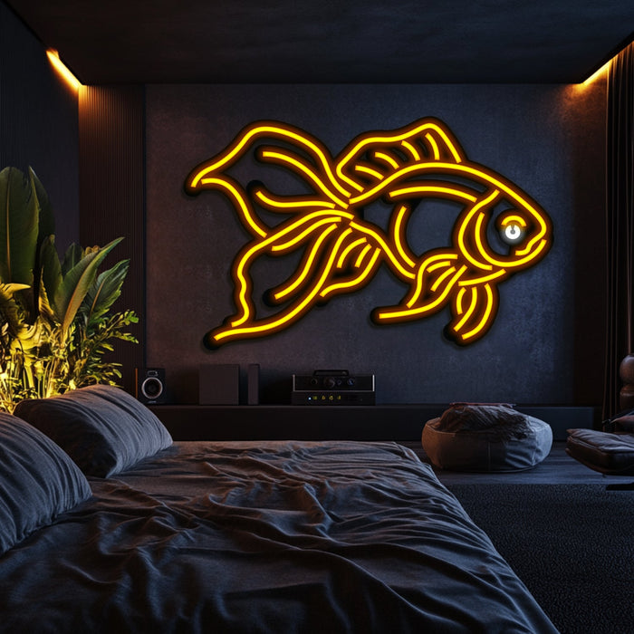 Fish Metal Neon Wall Art- LN0215