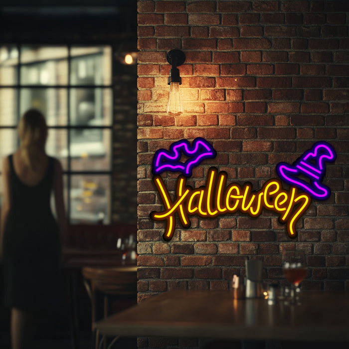 Halloween Metal Neon Wall Art- LN0209