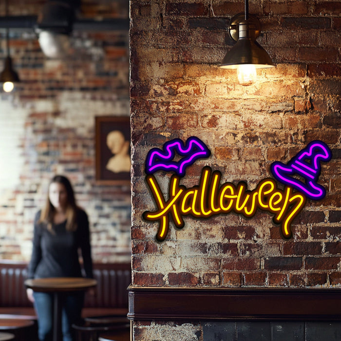 Halloween Metal Neon Wall Art- LN0209