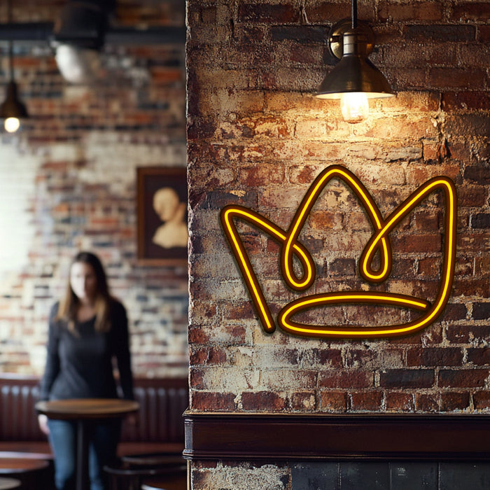 Crown Metal Neon Wall Art- LN0188