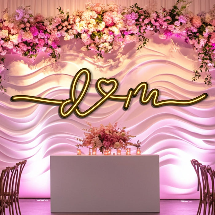 Custom Wedding Metal Neon Wall Art- LN0244