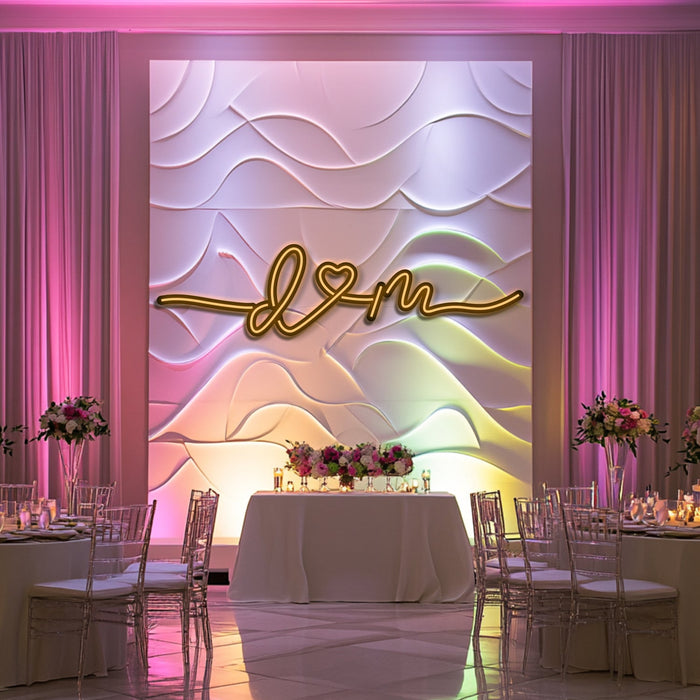 Custom Wedding Metal Neon Wall Art- LN0244