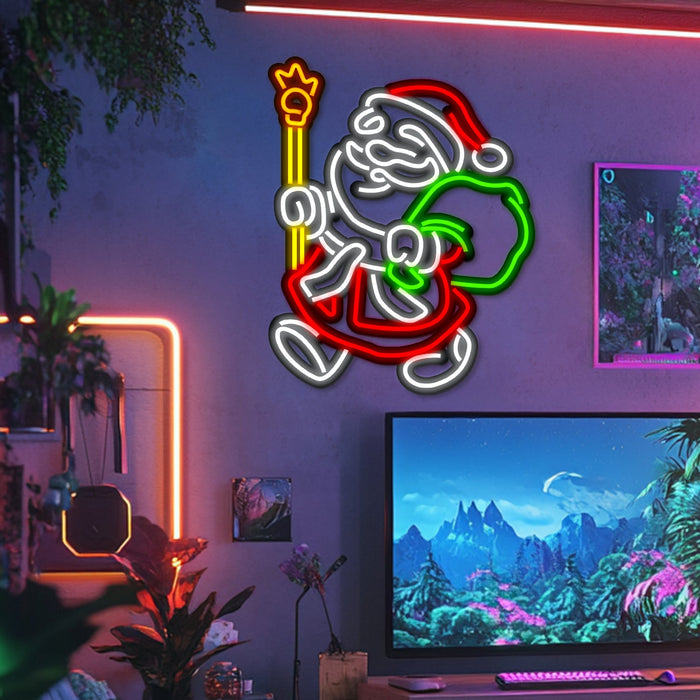 Merry Christmas Metal Neon Wall Art- LN0181