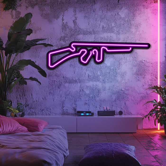 Weapon Metal Neon Wall Art- LN0131