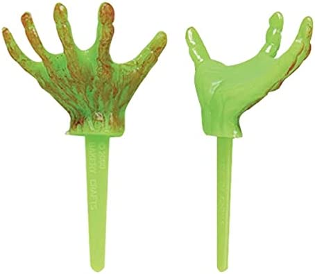 Monster Hand Cupcake Picks — 12 ct