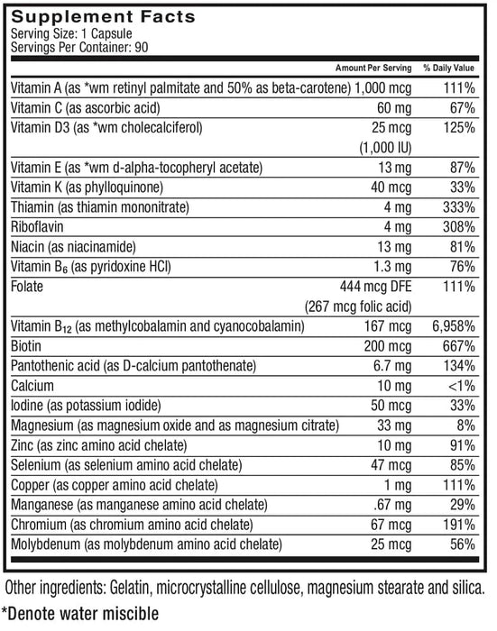 Multivitamin Capsules - Celebrate