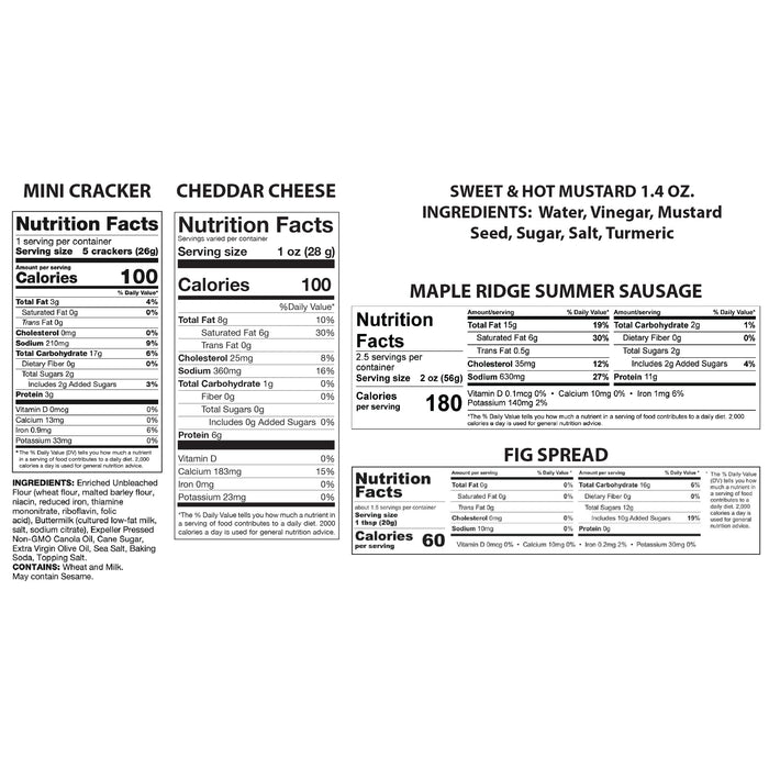 Botella Cheese Board with Gourmet Gift Pack