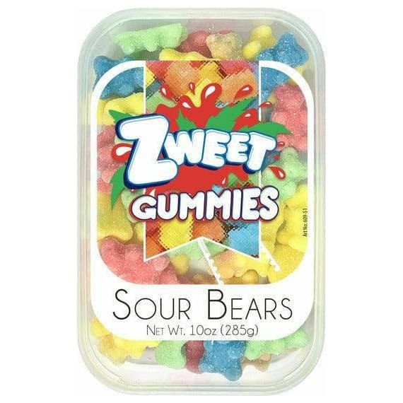 Neon Gummy Sour Bears | Zweet | 10 oz