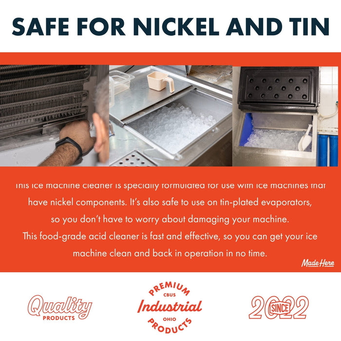 Nickel Safe Ice Machine Cleaner