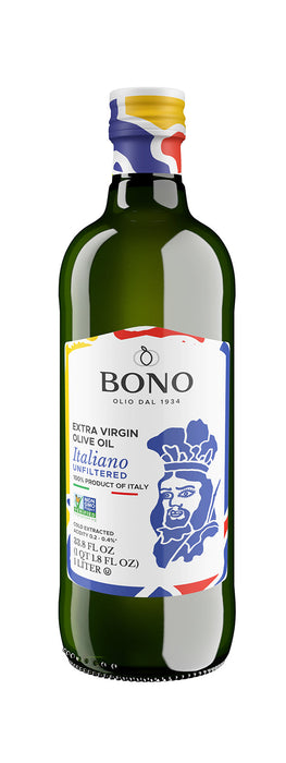 Bono Organic Unfiltered EVOO Case (6 x 33.8 Fl Oz)