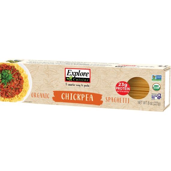 Organic Chickpea Spaghetti | Gluten Free Pasta | 8.0 oz | Explore Cuisine